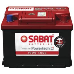 Sabat Battery 680/3 Standard - Positive Left -  Old Battery trade-in or R322.00 Surcharge applies